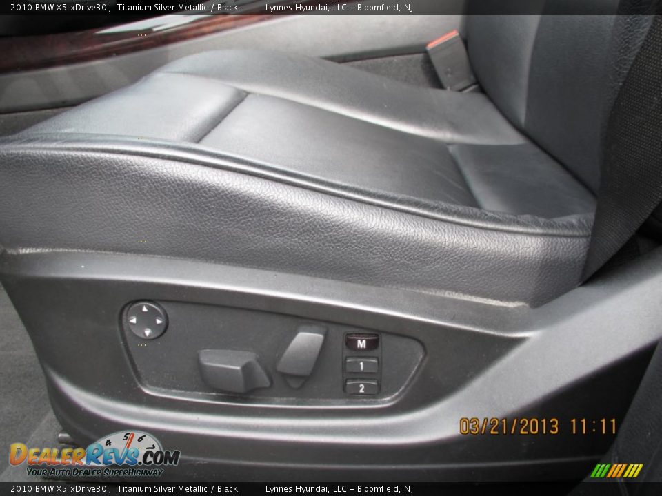 2010 BMW X5 xDrive30i Titanium Silver Metallic / Black Photo #9