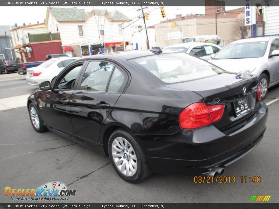 2009 BMW 3 Series 328xi Sedan Jet Black / Beige Photo #6