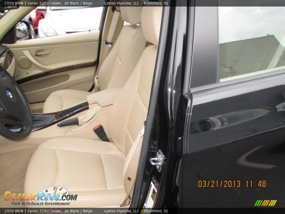 2009 BMW 3 Series 328xi Sedan Jet Black / Beige Photo #7