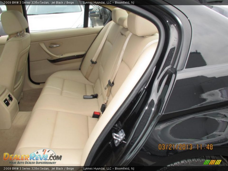 2009 BMW 3 Series 328xi Sedan Jet Black / Beige Photo #8