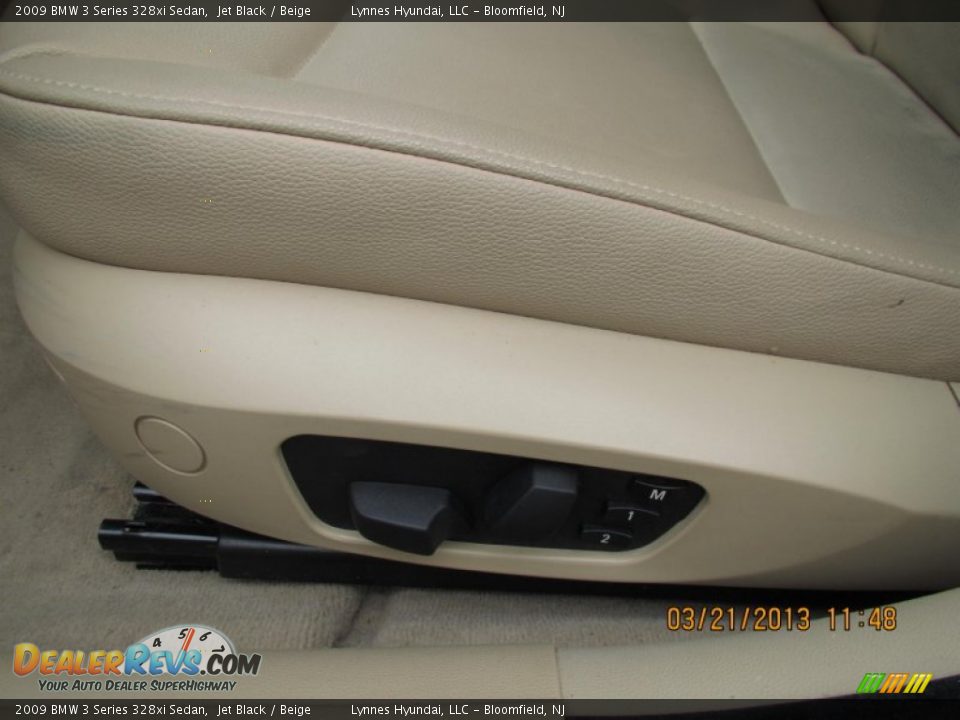 2009 BMW 3 Series 328xi Sedan Jet Black / Beige Photo #9