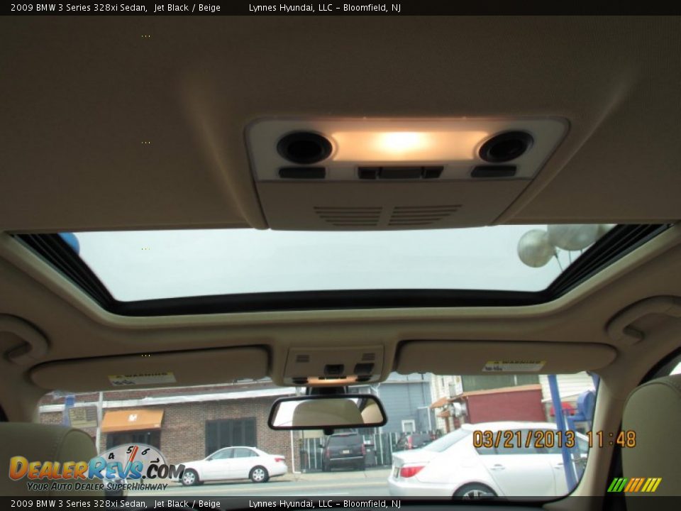 2009 BMW 3 Series 328xi Sedan Jet Black / Beige Photo #11