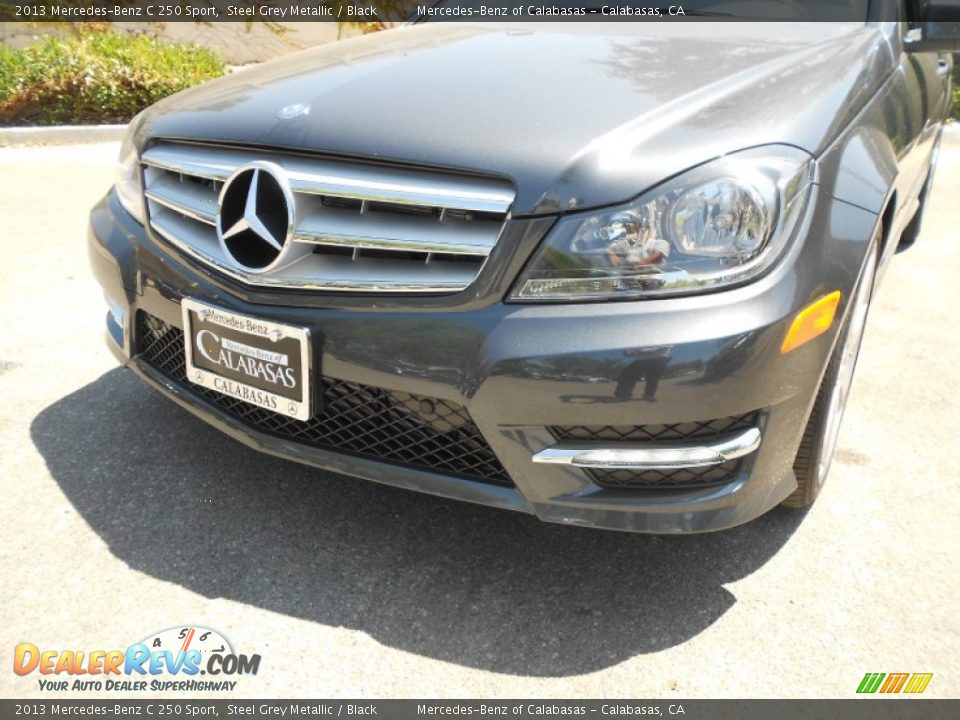 2013 Mercedes-Benz C 250 Sport Steel Grey Metallic / Black Photo #5