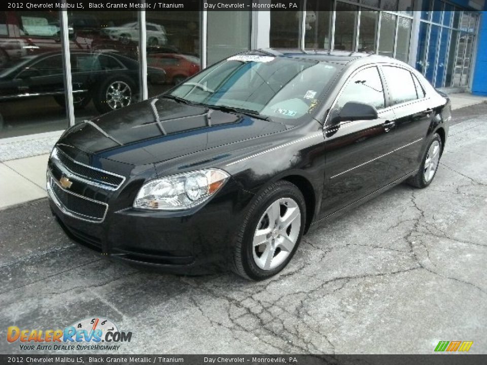 2012 Chevrolet Malibu LS Black Granite Metallic / Titanium Photo #2