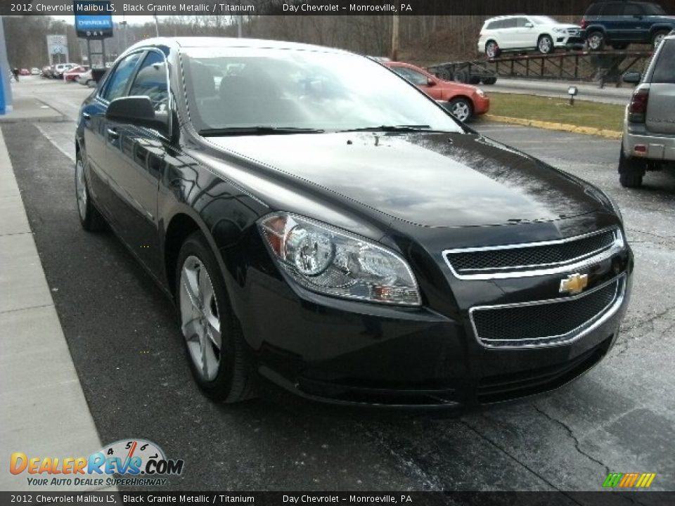 2012 Chevrolet Malibu LS Black Granite Metallic / Titanium Photo #3