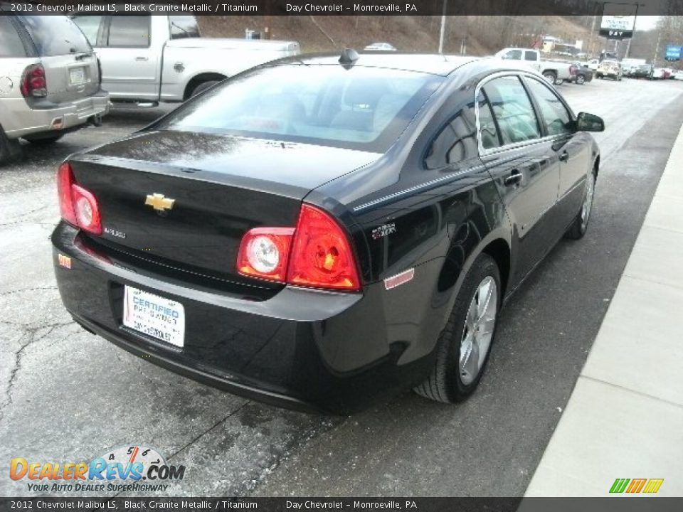 2012 Chevrolet Malibu LS Black Granite Metallic / Titanium Photo #4