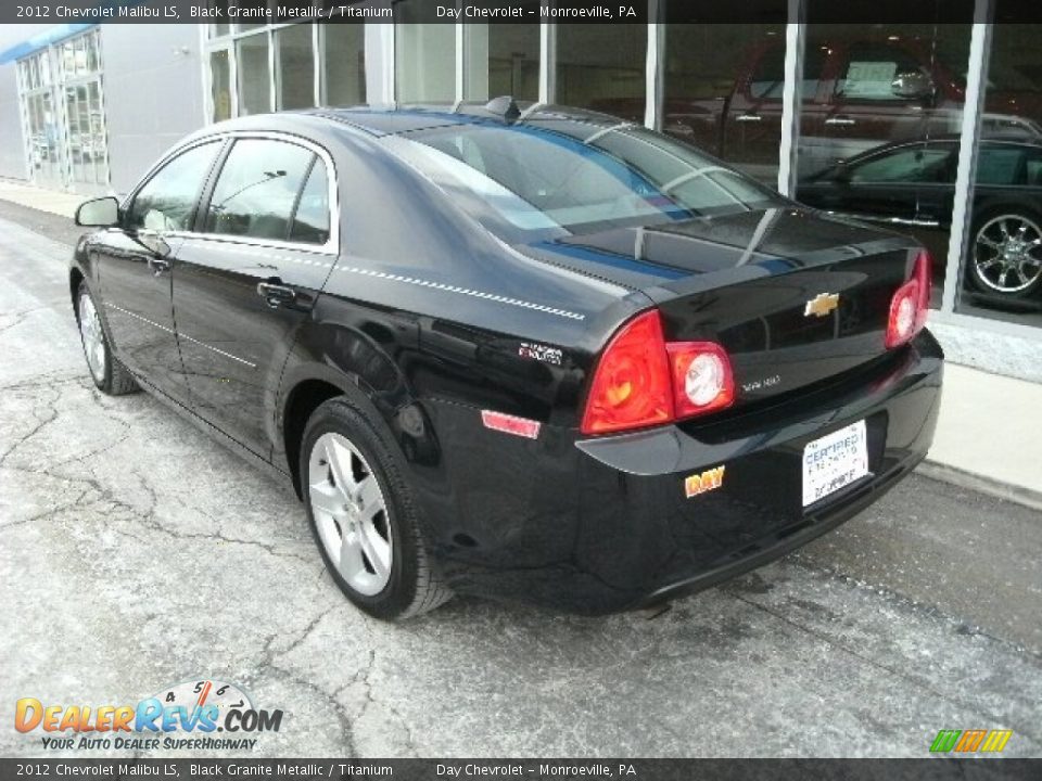2012 Chevrolet Malibu LS Black Granite Metallic / Titanium Photo #5