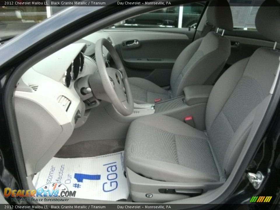 2012 Chevrolet Malibu LS Black Granite Metallic / Titanium Photo #6