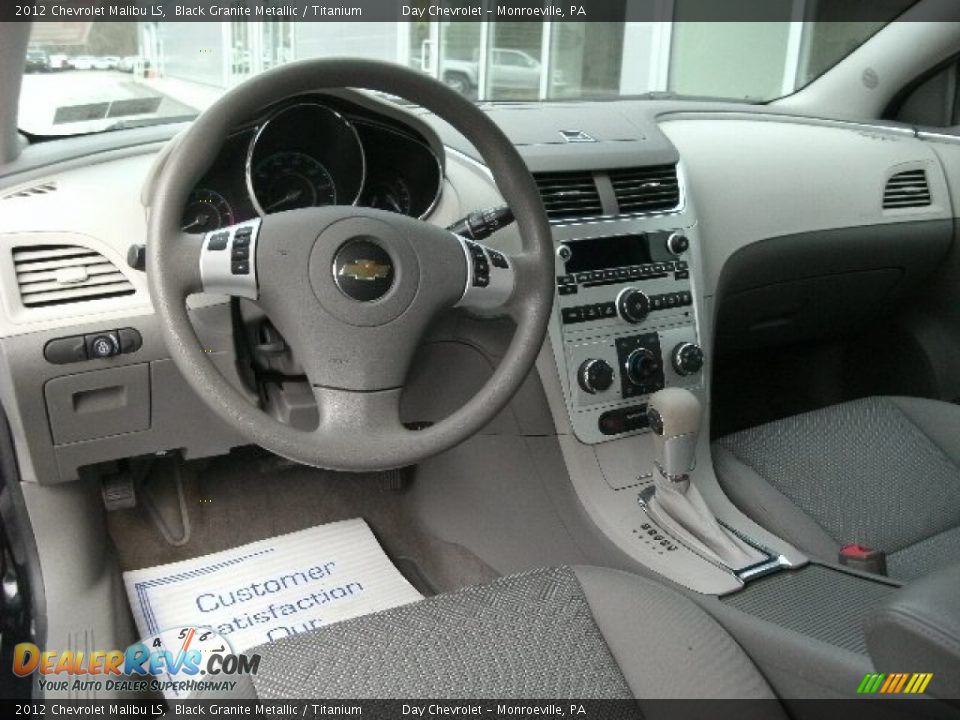 2012 Chevrolet Malibu LS Black Granite Metallic / Titanium Photo #8