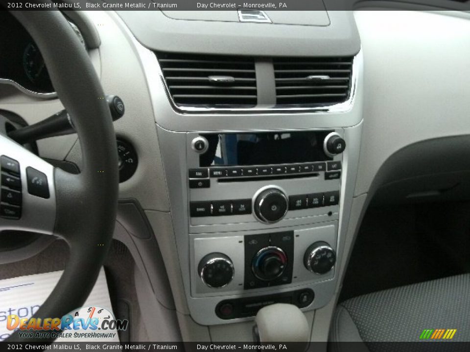 2012 Chevrolet Malibu LS Black Granite Metallic / Titanium Photo #10