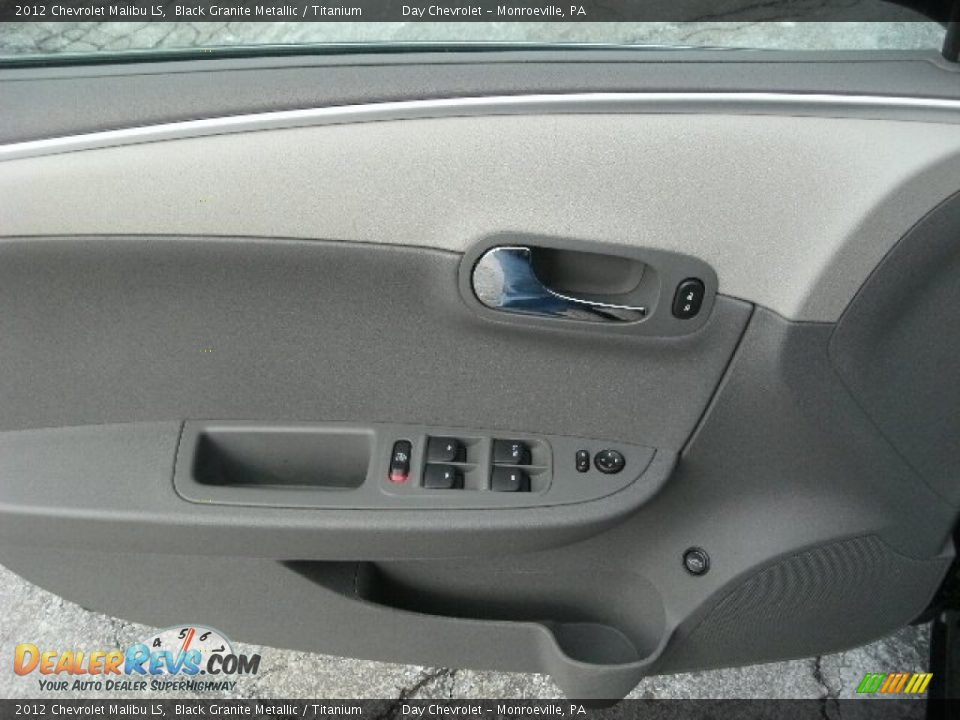 2012 Chevrolet Malibu LS Black Granite Metallic / Titanium Photo #12