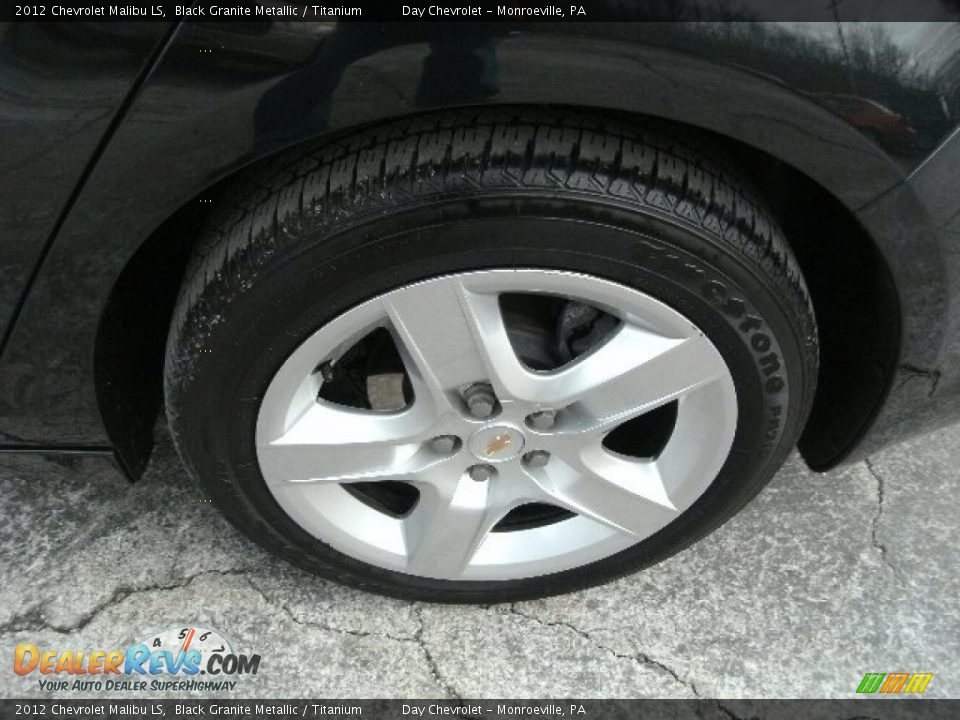2012 Chevrolet Malibu LS Black Granite Metallic / Titanium Photo #13