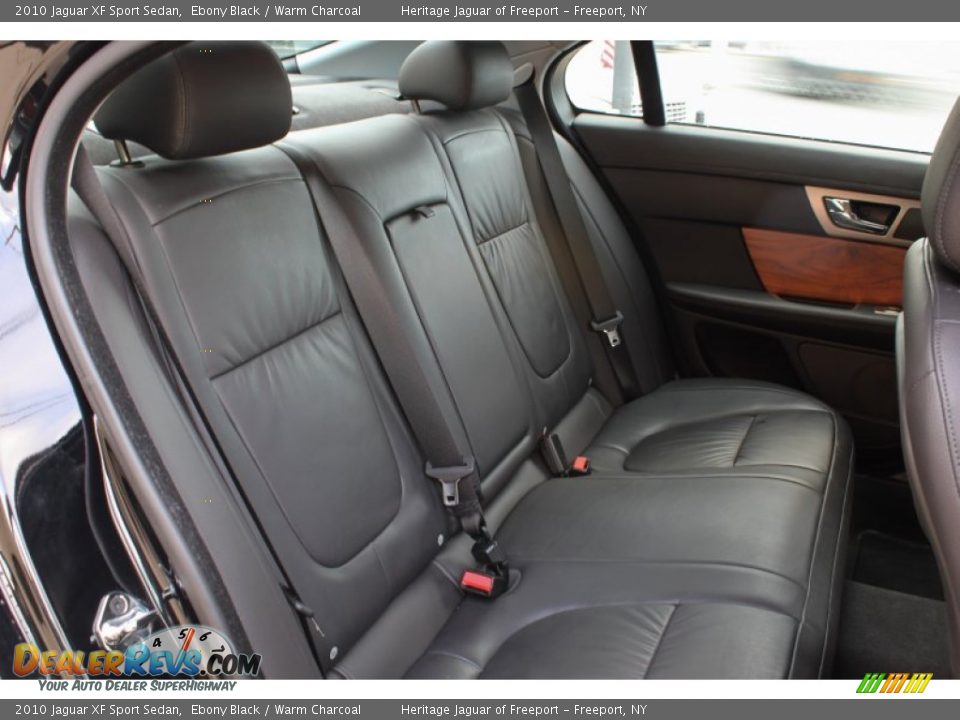 2010 Jaguar XF Sport Sedan Ebony Black / Warm Charcoal Photo #14