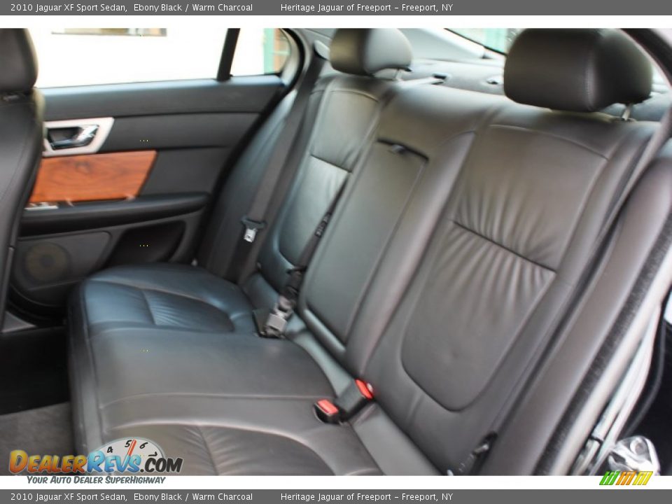2010 Jaguar XF Sport Sedan Ebony Black / Warm Charcoal Photo #17