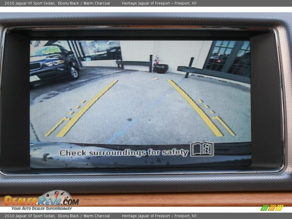 2010 Jaguar XF Sport Sedan Ebony Black / Warm Charcoal Photo #26