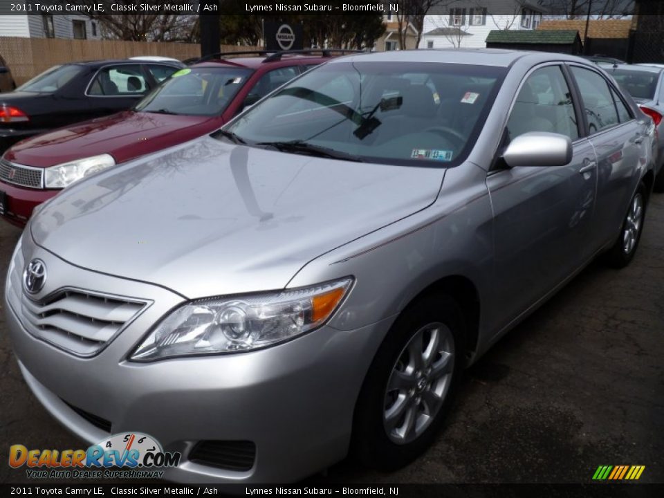 2011 Toyota Camry LE Classic Silver Metallic / Ash Photo #3