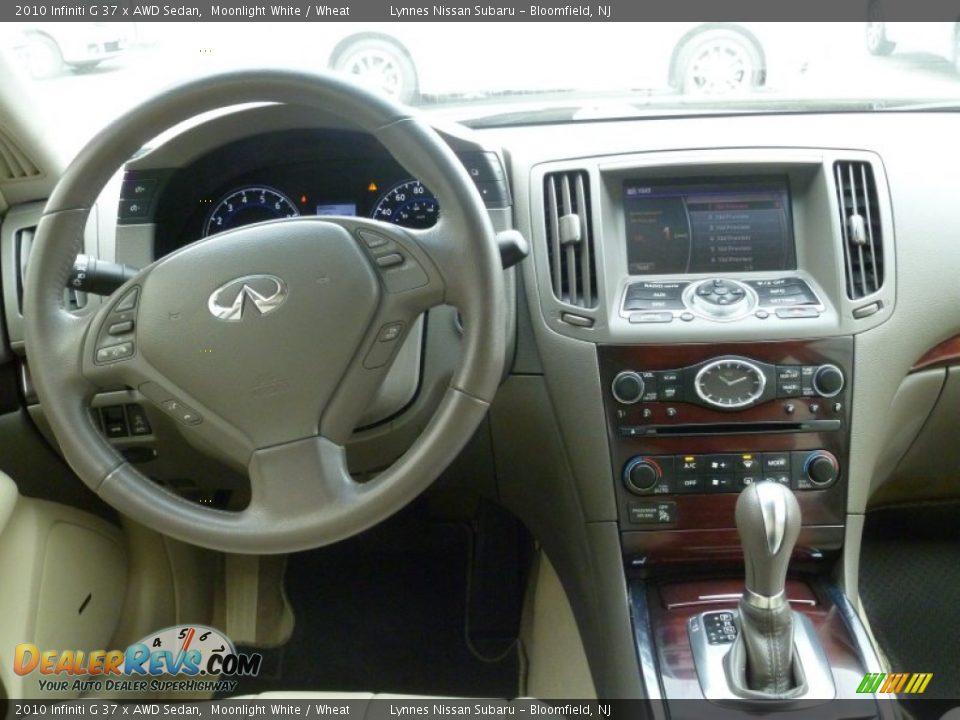 2010 Infiniti G 37 x AWD Sedan Moonlight White / Wheat Photo #20