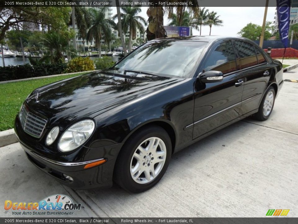 2005 Mercedes-Benz E 320 CDI Sedan Black / Charcoal Photo #1