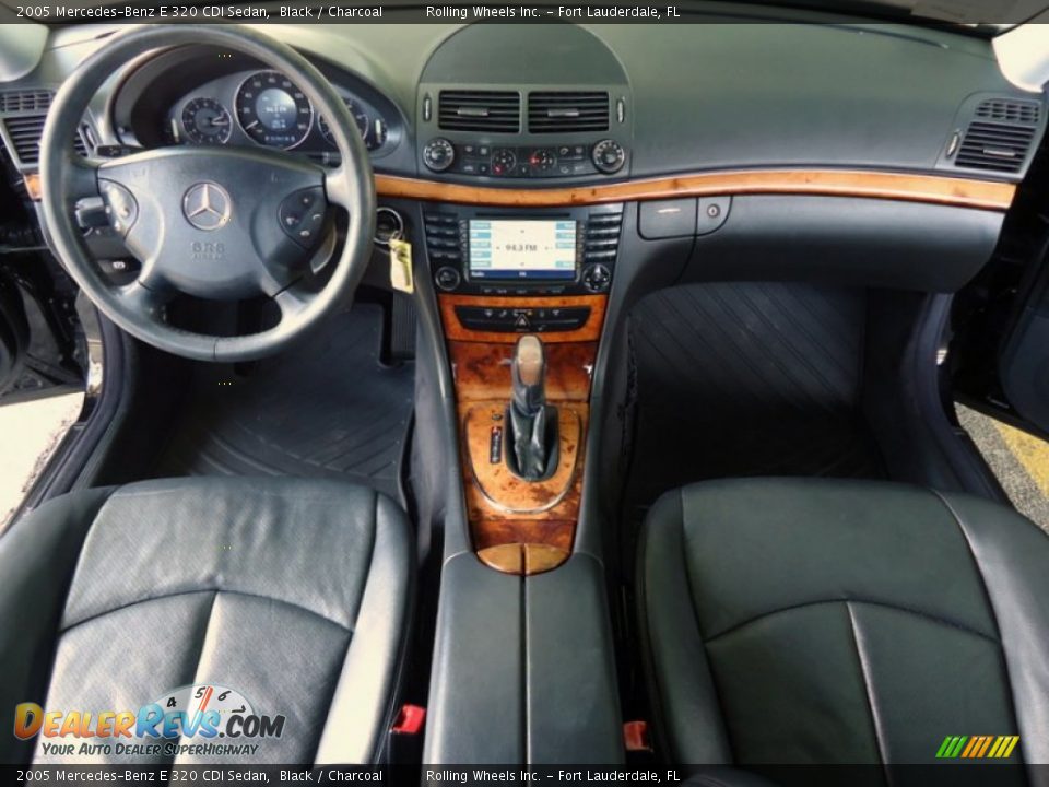 2005 Mercedes-Benz E 320 CDI Sedan Black / Charcoal Photo #2