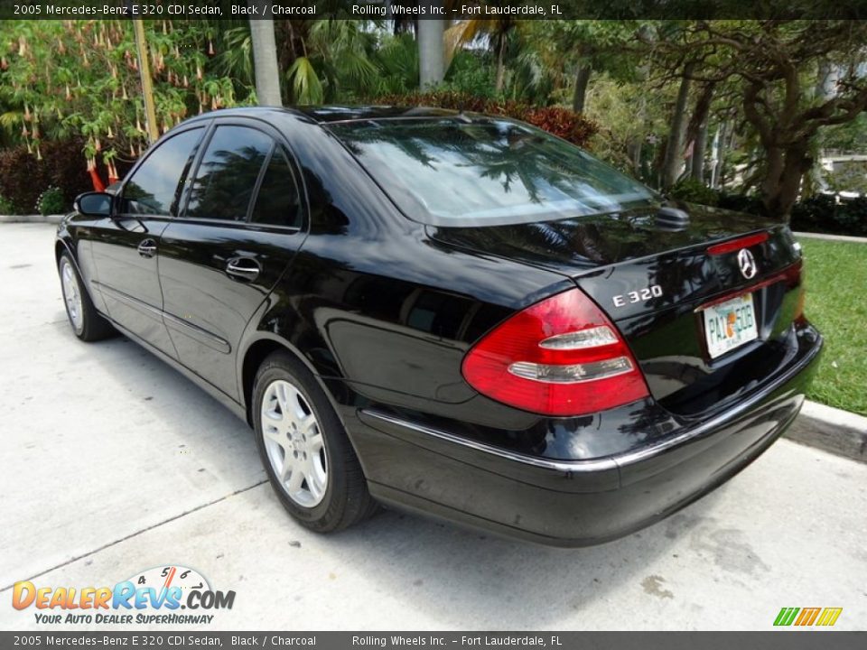 2005 Mercedes-Benz E 320 CDI Sedan Black / Charcoal Photo #5