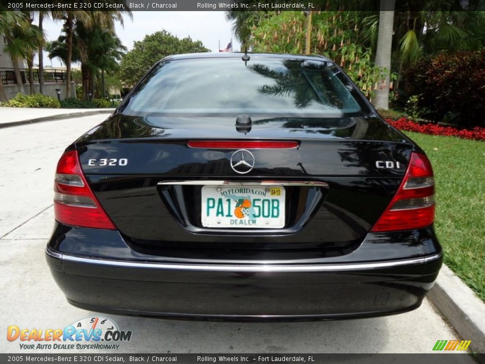 2005 Mercedes-Benz E 320 CDI Sedan Black / Charcoal Photo #7
