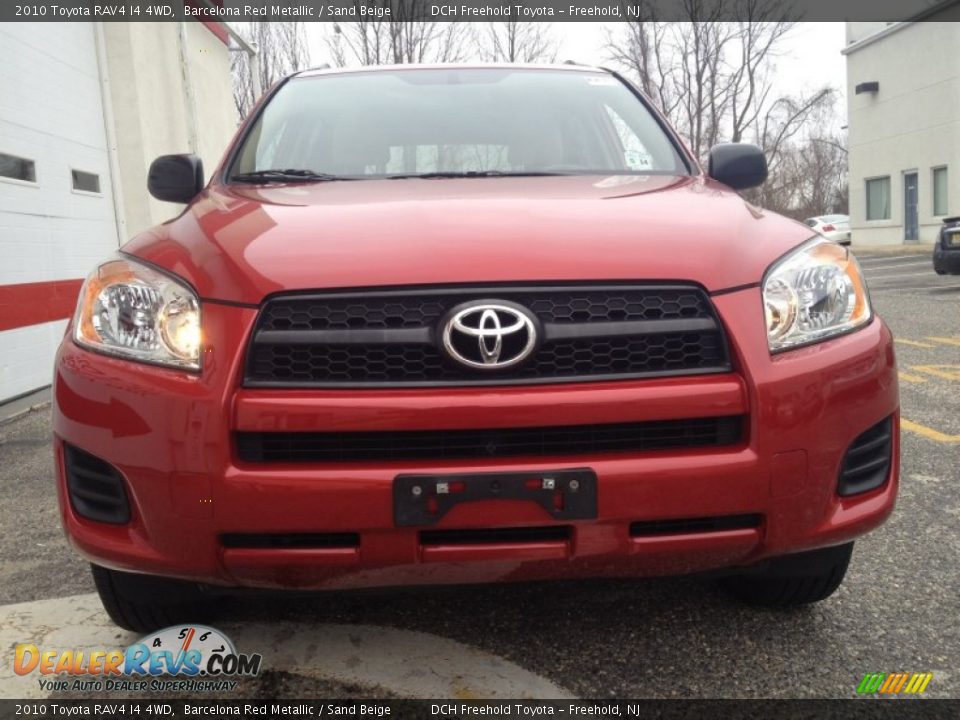 2010 Toyota RAV4 I4 4WD Barcelona Red Metallic / Sand Beige Photo #2