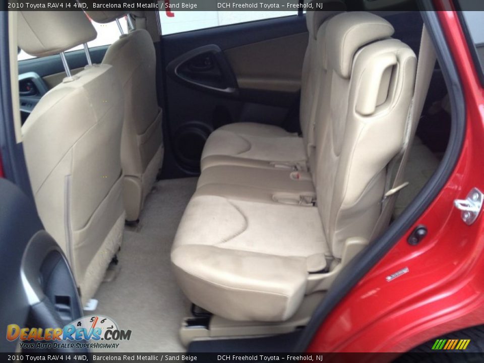 Rear Seat of 2010 Toyota RAV4 I4 4WD Photo #10