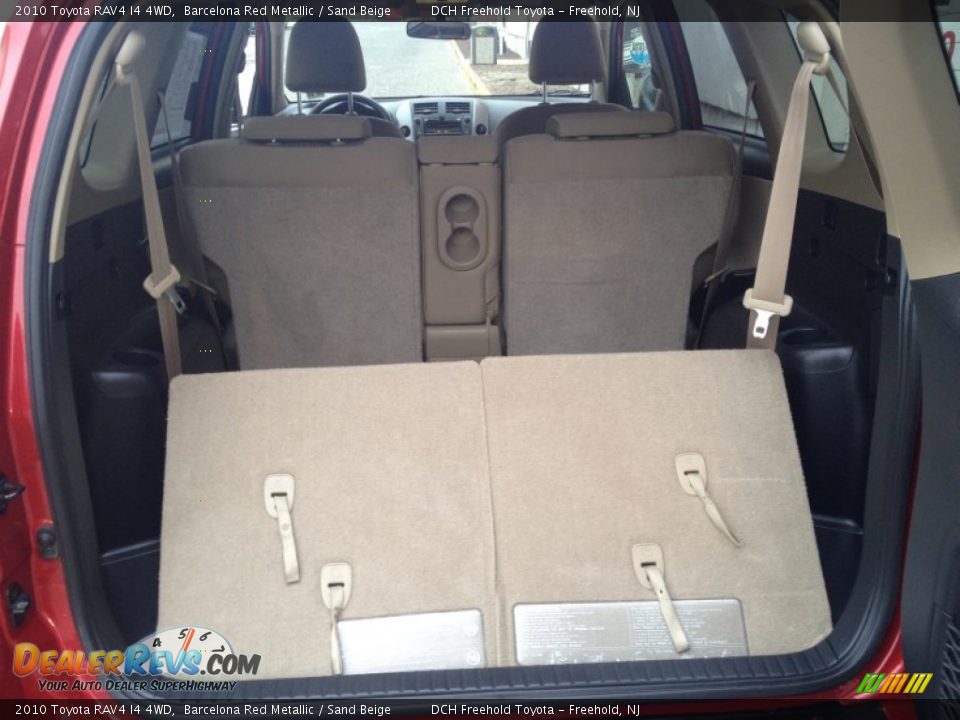2010 Toyota RAV4 I4 4WD Barcelona Red Metallic / Sand Beige Photo #20