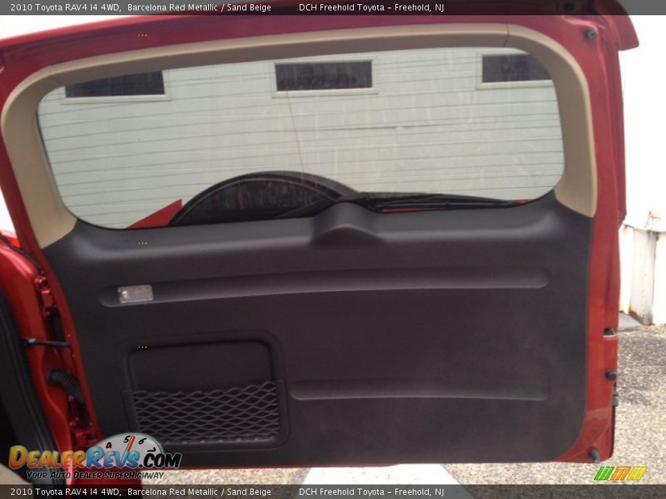 2010 Toyota RAV4 I4 4WD Barcelona Red Metallic / Sand Beige Photo #21