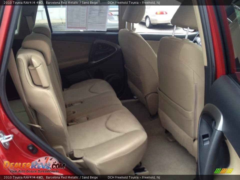 2010 Toyota RAV4 I4 4WD Barcelona Red Metallic / Sand Beige Photo #24
