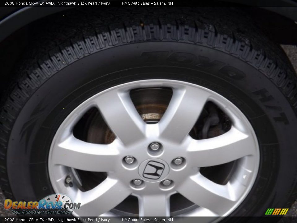 2008 Honda CR-V EX 4WD Nighthawk Black Pearl / Ivory Photo #5