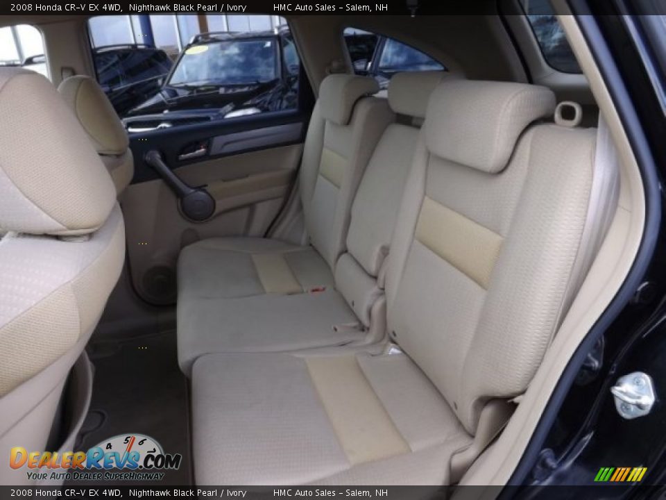 2008 Honda CR-V EX 4WD Nighthawk Black Pearl / Ivory Photo #6