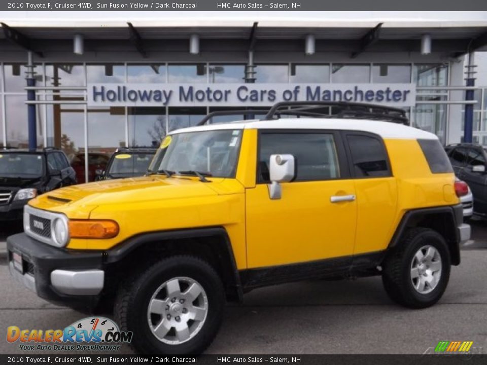 2010 Toyota FJ Cruiser 4WD Sun Fusion Yellow / Dark Charcoal Photo #1
