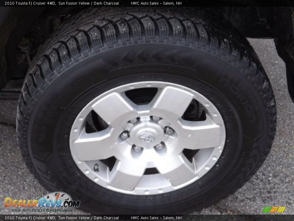 2010 Toyota FJ Cruiser 4WD Sun Fusion Yellow / Dark Charcoal Photo #5