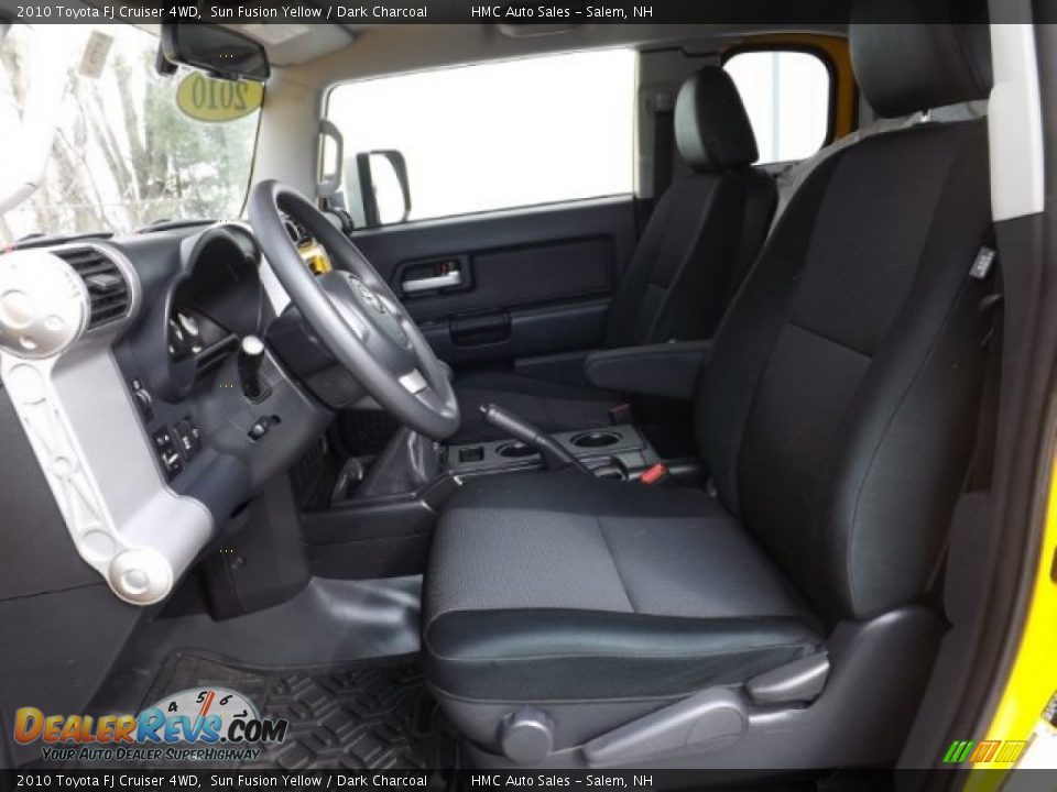 2010 Toyota FJ Cruiser 4WD Sun Fusion Yellow / Dark Charcoal Photo #8