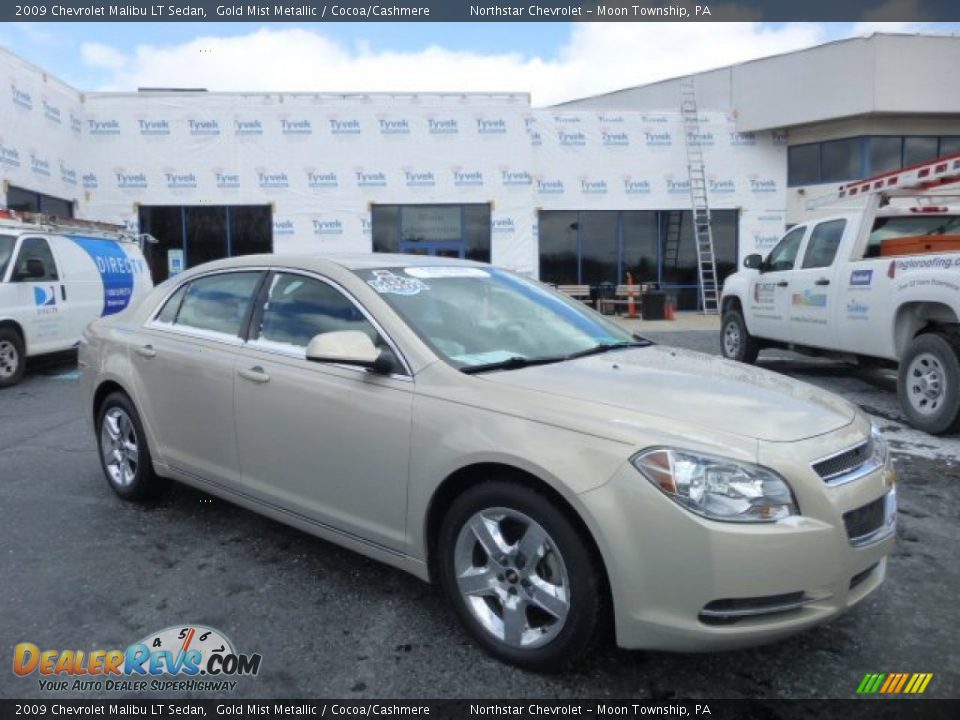 2009 Chevrolet Malibu LT Sedan Gold Mist Metallic / Cocoa/Cashmere Photo #1