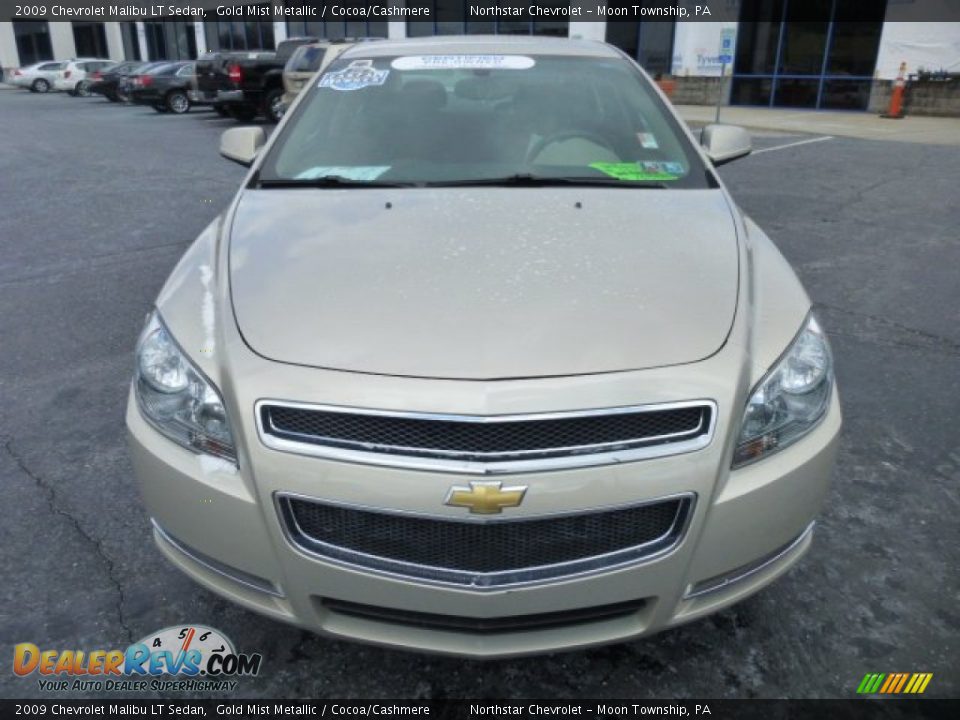 2009 Chevrolet Malibu LT Sedan Gold Mist Metallic / Cocoa/Cashmere Photo #8
