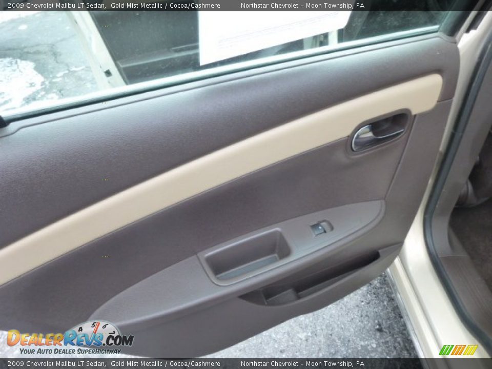 2009 Chevrolet Malibu LT Sedan Gold Mist Metallic / Cocoa/Cashmere Photo #13