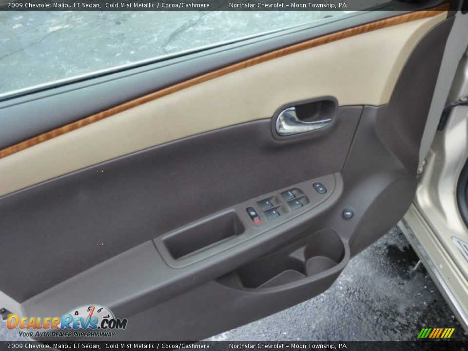 2009 Chevrolet Malibu LT Sedan Gold Mist Metallic / Cocoa/Cashmere Photo #14