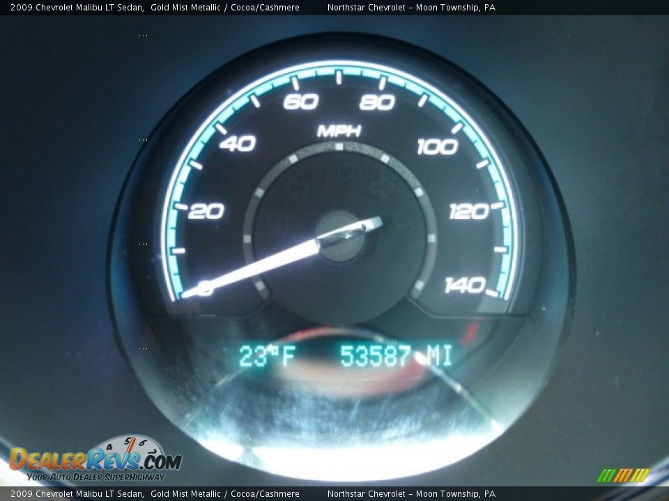 2009 Chevrolet Malibu LT Sedan Gold Mist Metallic / Cocoa/Cashmere Photo #20
