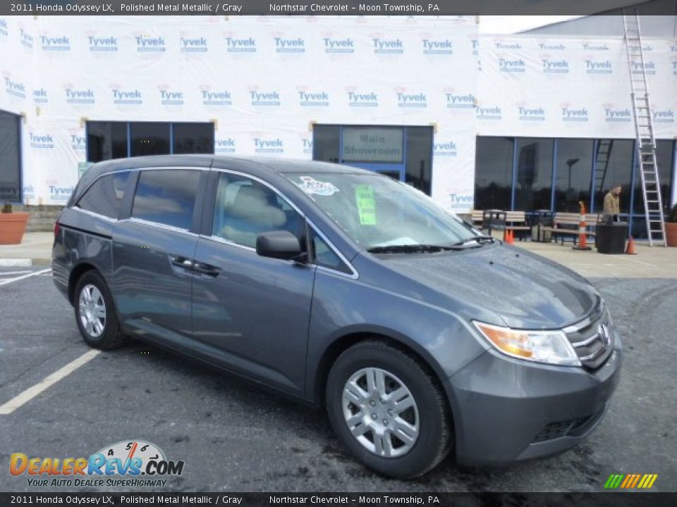 2011 Honda Odyssey LX Polished Metal Metallic / Gray Photo #1