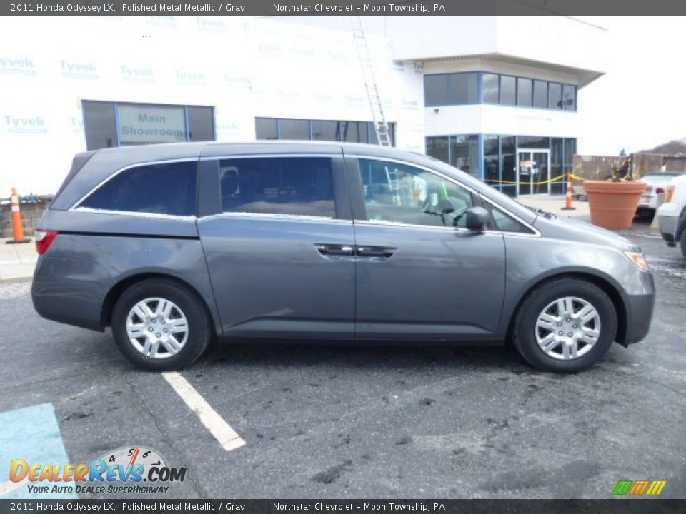 2011 Honda Odyssey LX Polished Metal Metallic / Gray Photo #2