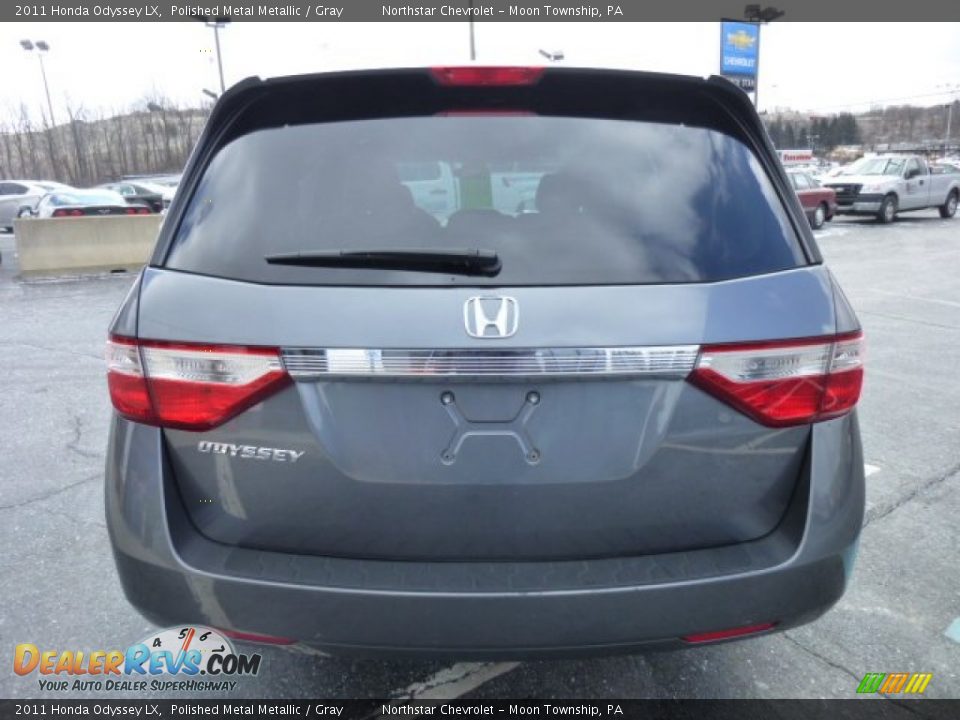 2011 Honda Odyssey LX Polished Metal Metallic / Gray Photo #4