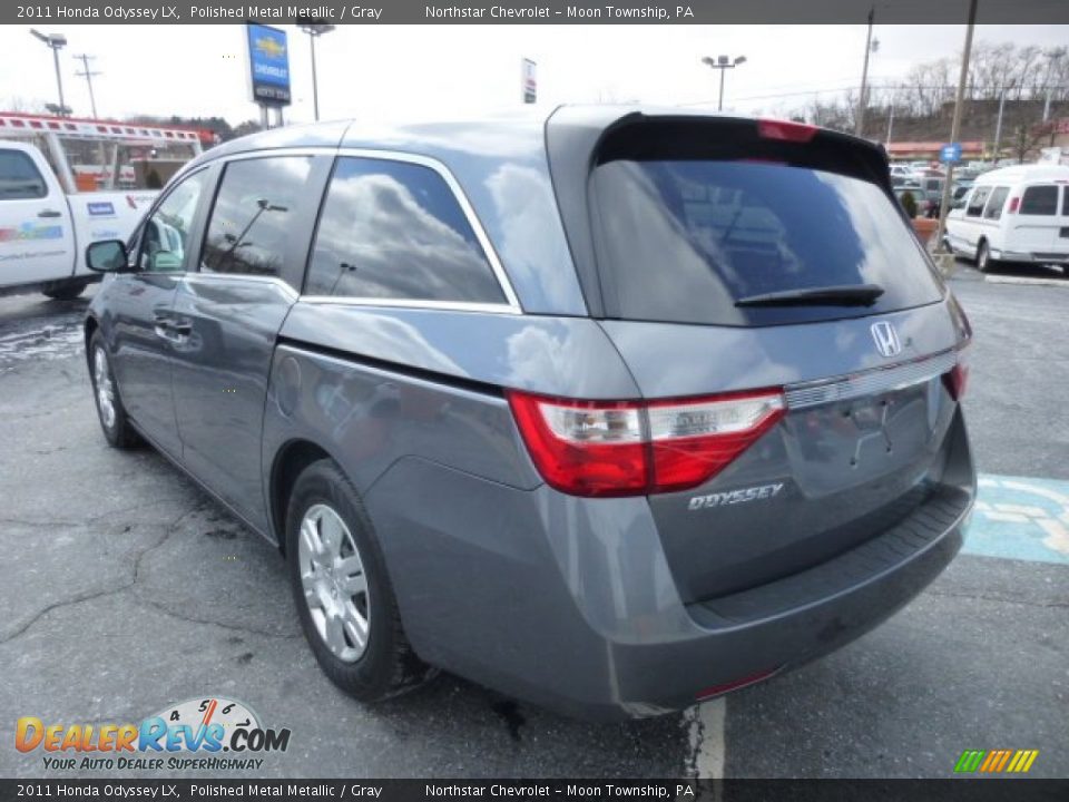 2011 Honda Odyssey LX Polished Metal Metallic / Gray Photo #5