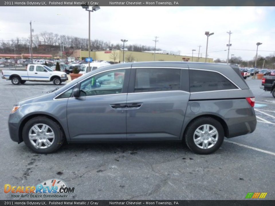2011 Honda Odyssey LX Polished Metal Metallic / Gray Photo #6