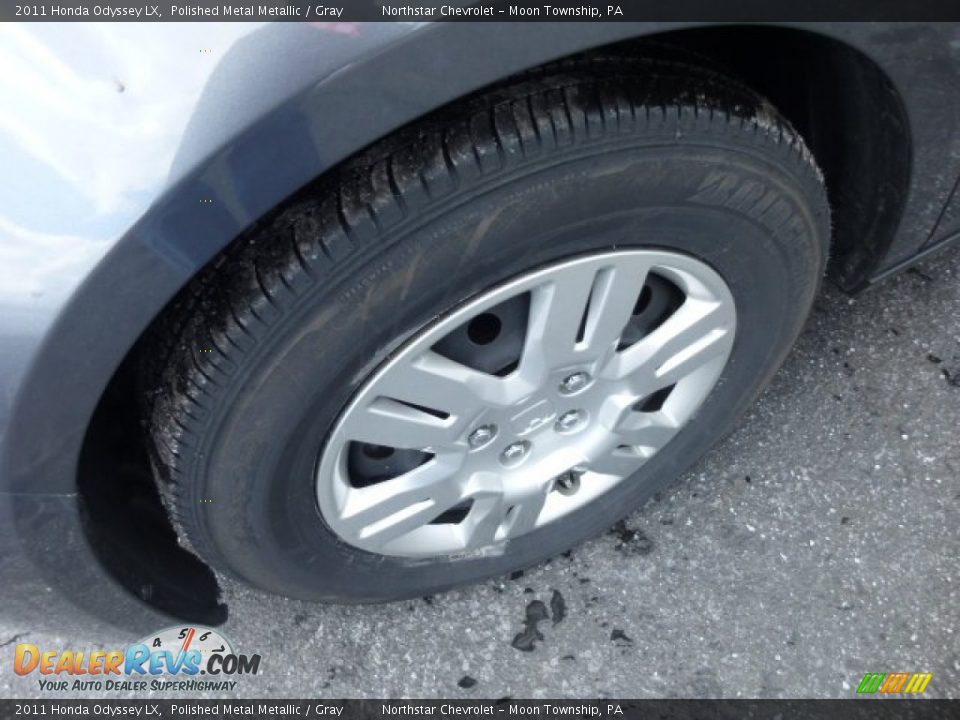 2011 Honda Odyssey LX Polished Metal Metallic / Gray Photo #9
