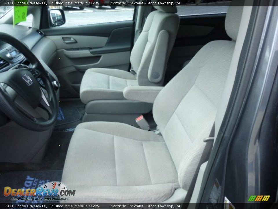 2011 Honda Odyssey LX Polished Metal Metallic / Gray Photo #10
