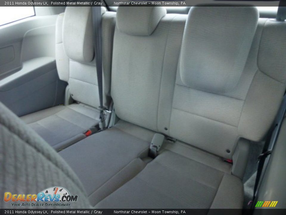 2011 Honda Odyssey LX Polished Metal Metallic / Gray Photo #12