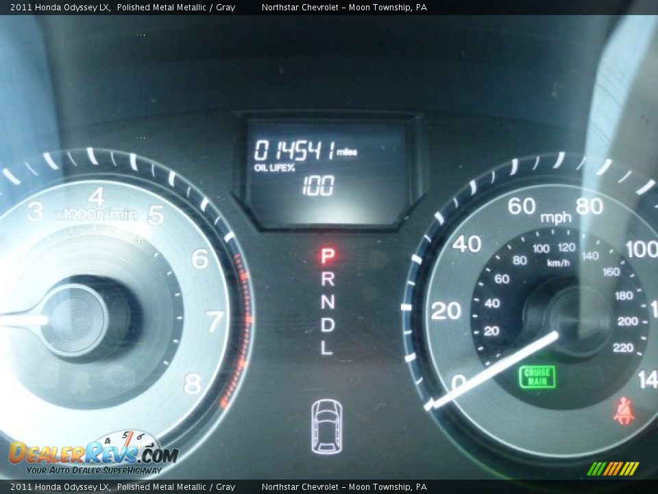 2011 Honda Odyssey LX Polished Metal Metallic / Gray Photo #19