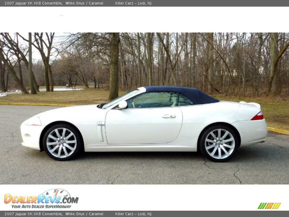 White Onyx 2007 Jaguar XK XK8 Convertible Photo #4